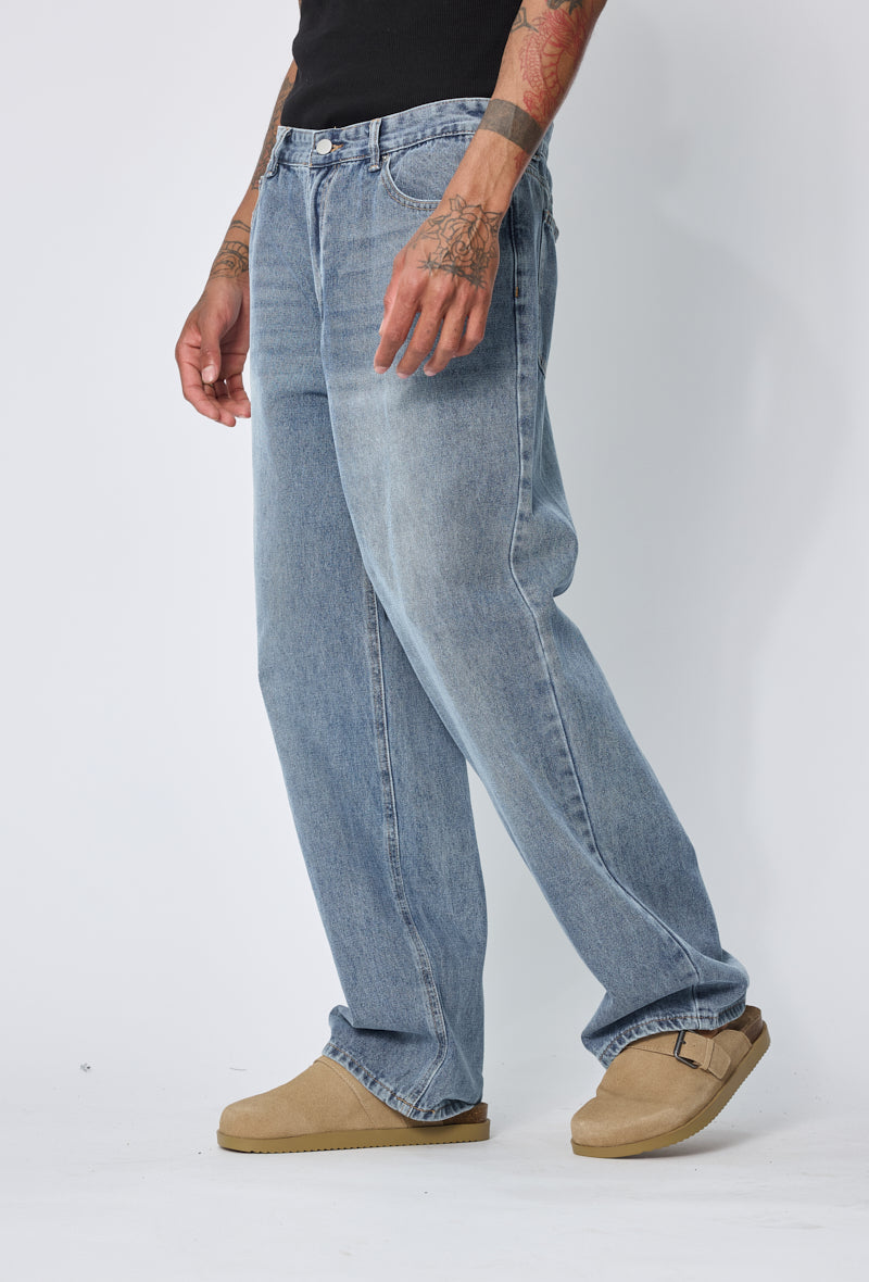 Jean large coupe baggy