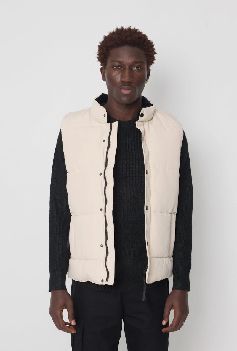 Gilet doudoune matelassée sans manches