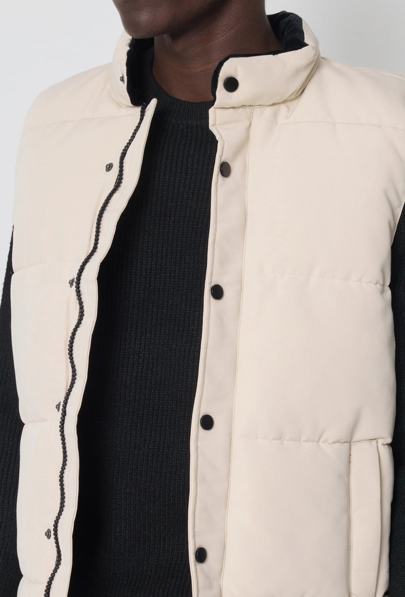 Gilet doudoune matelassée sans manches