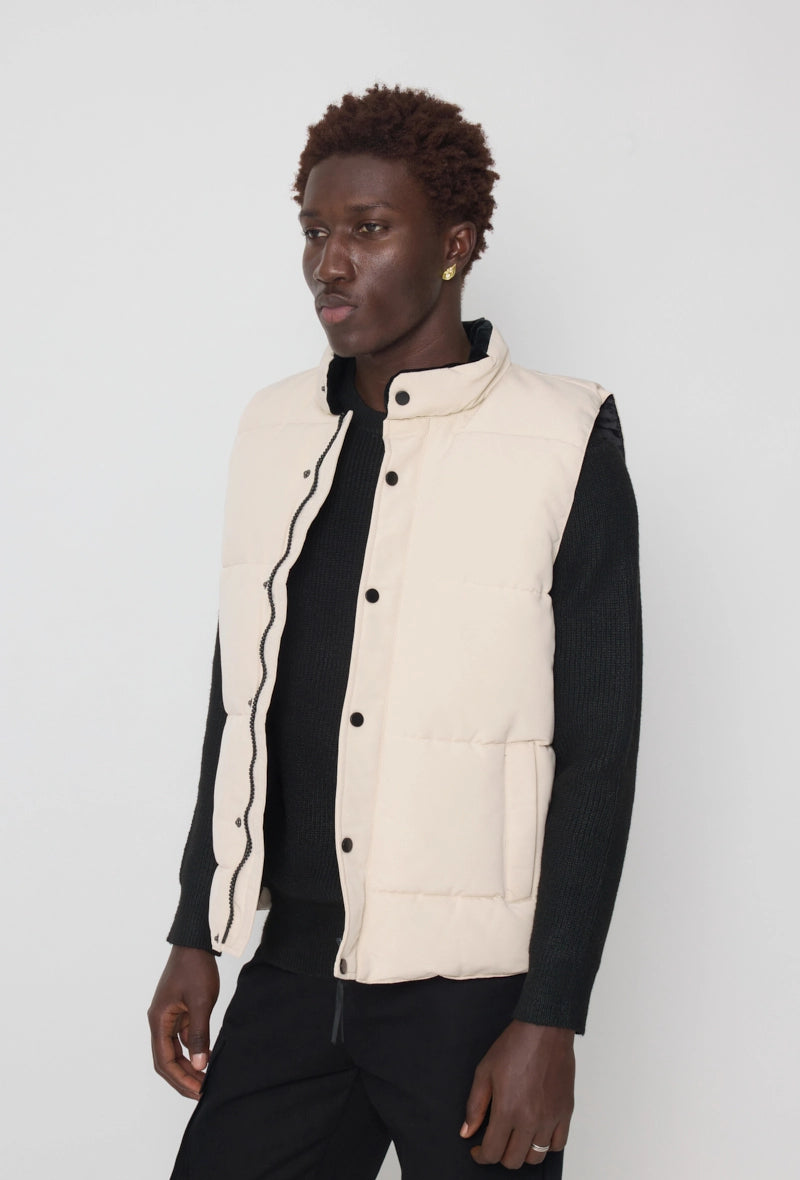 Gilet doudoune matelassée sans manches