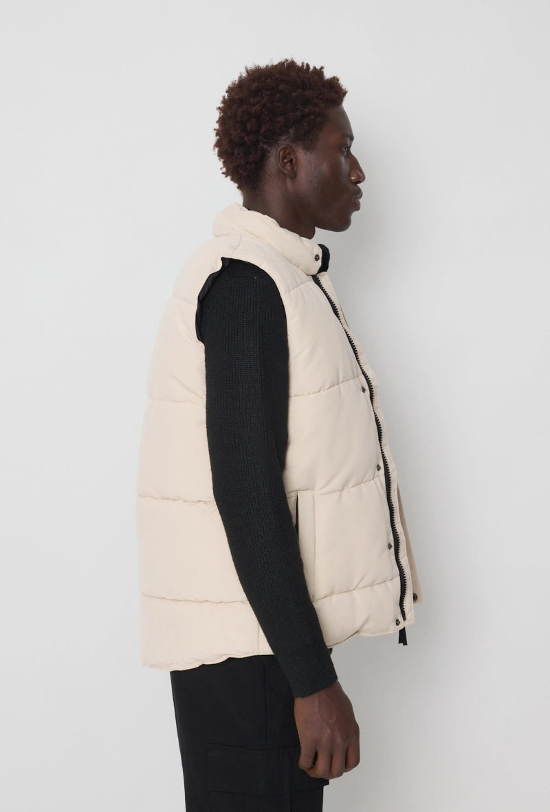 Gilet doudoune matelassée sans manches