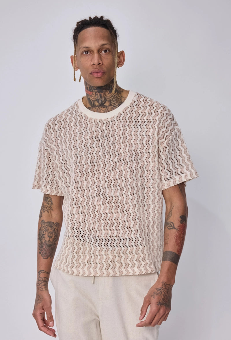 T-shirt crochet tendance