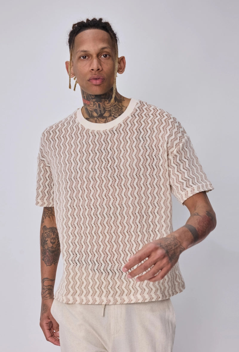 T-shirt crochet tendance
