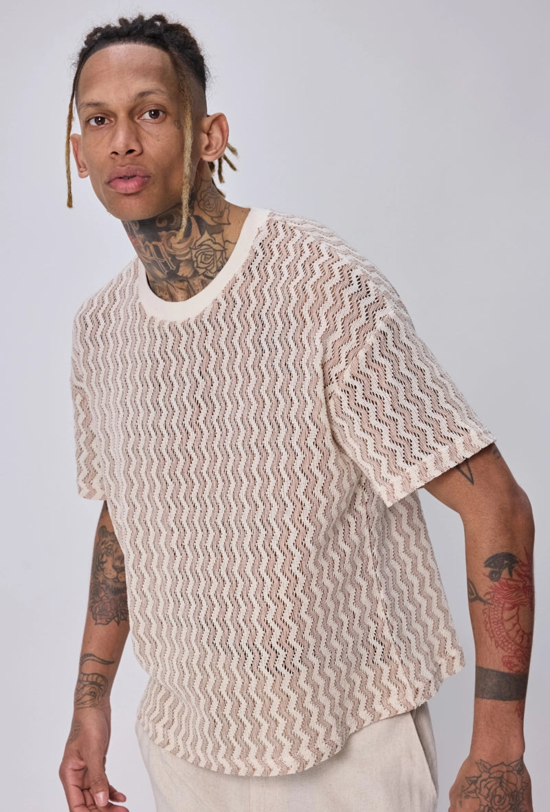 T-shirt crochet tendance