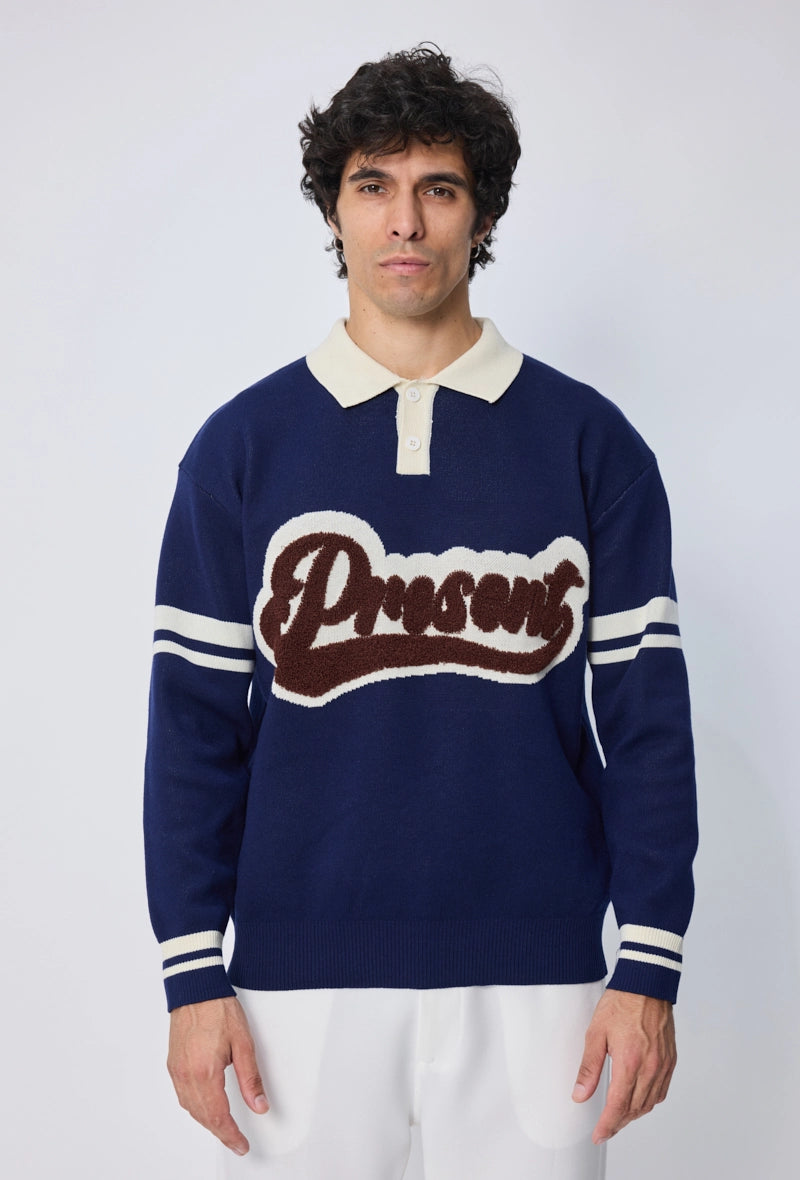 Pull sans capuche à boutons