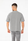 T-shirt oversize à rayure - Frilivin