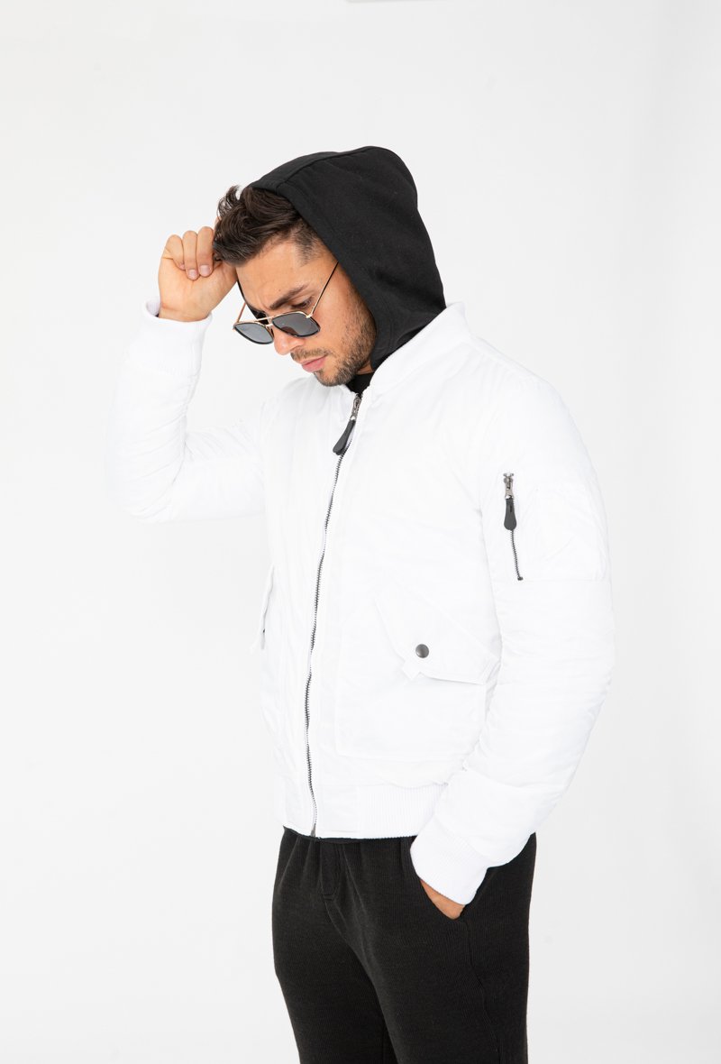 Veste bombers à capuche - Frilivin