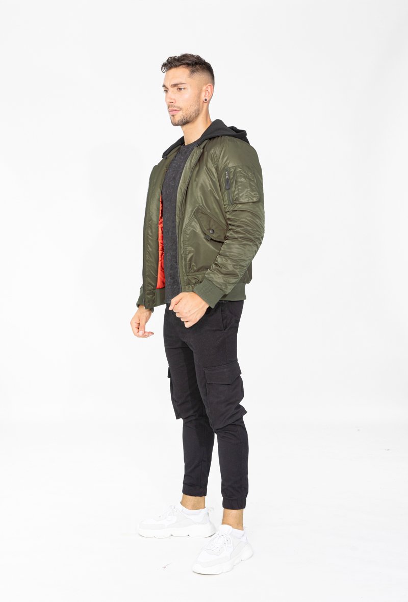 Veste bombers à capuche - Frilivin