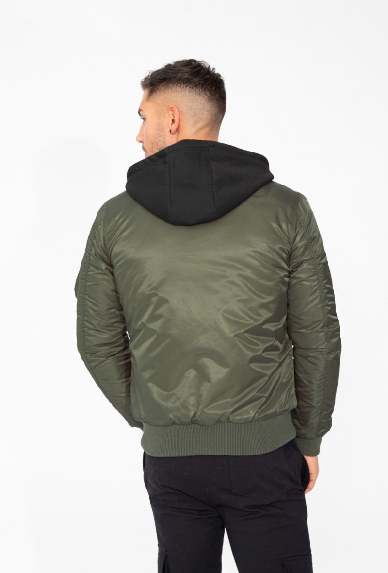 Veste bombers à capuche - Frilivin