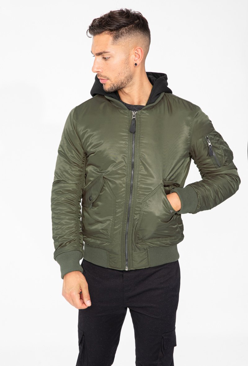 Veste bombers à capuche - Frilivin