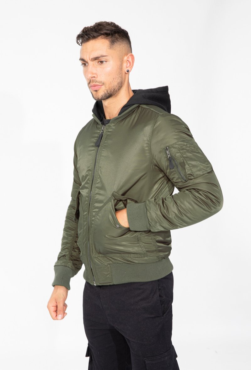 Veste bombers à capuche - Frilivin