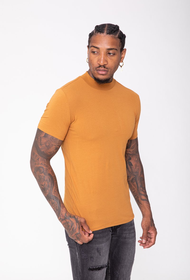 T-shirt basic col montant - Frilivin