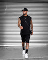 T-shirt sans manches oversize - Frilivin
