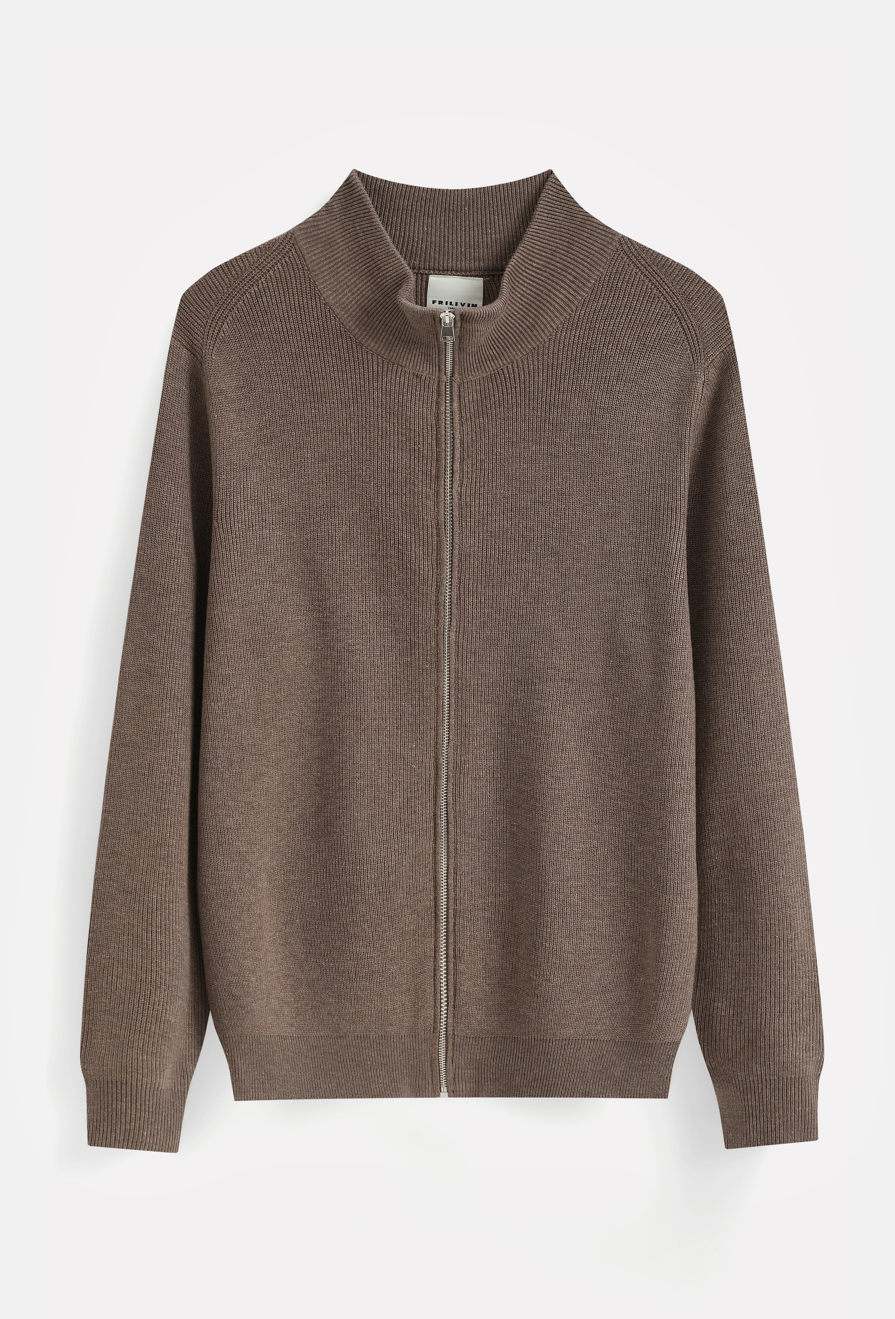 Gilet zippé col montant