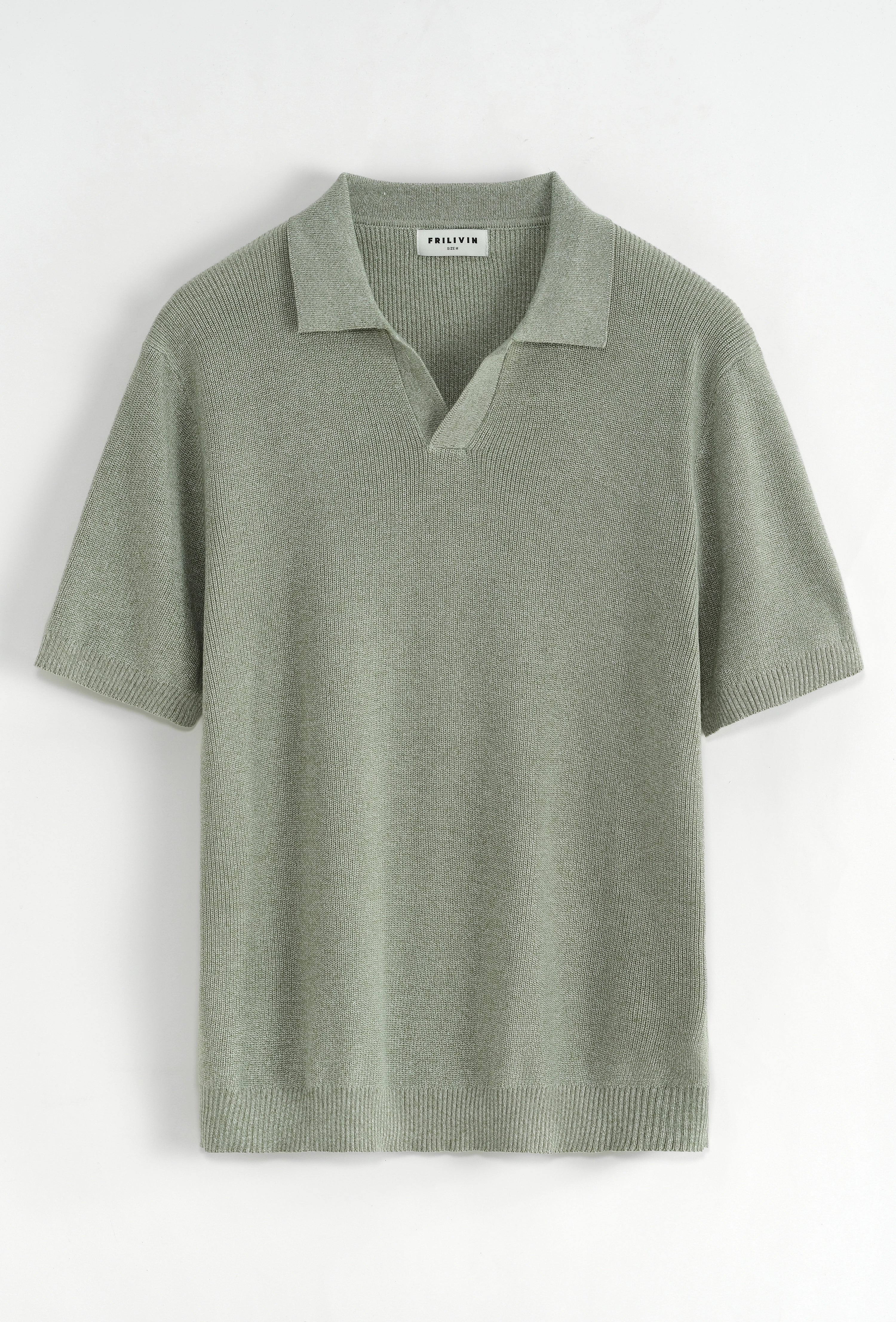 Polo uni à manches courtes