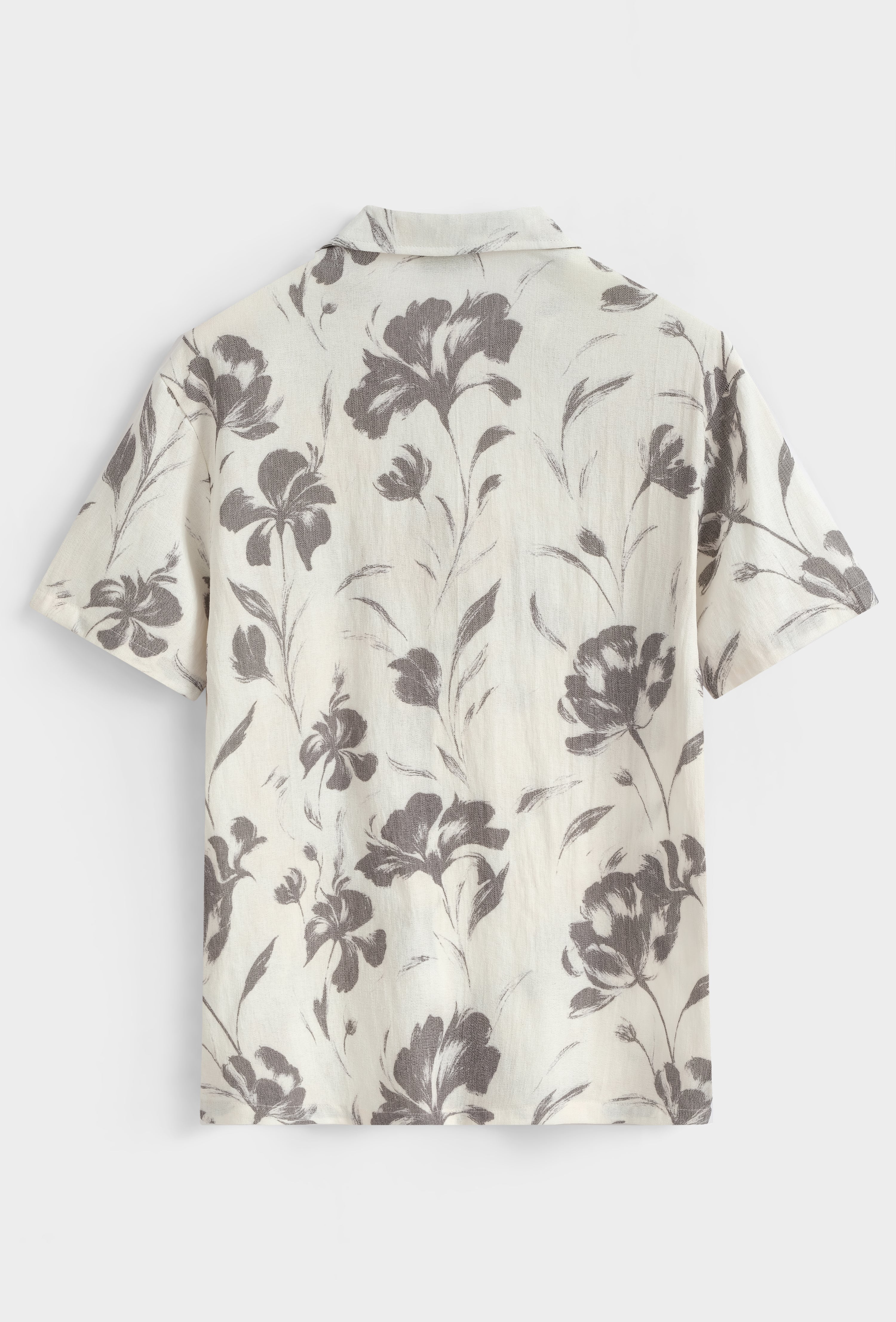 Chemise florale col cubain