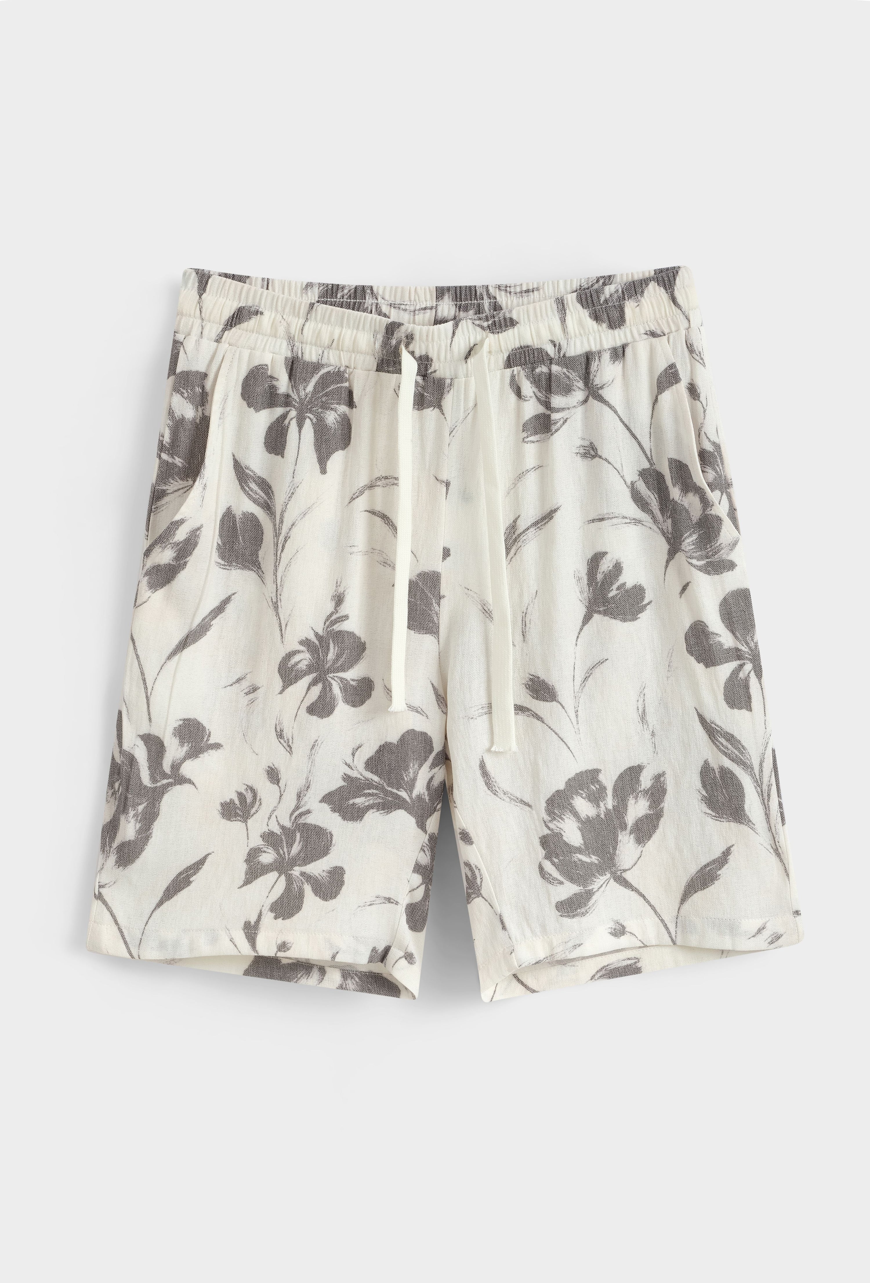 Chemise florale col cubain
