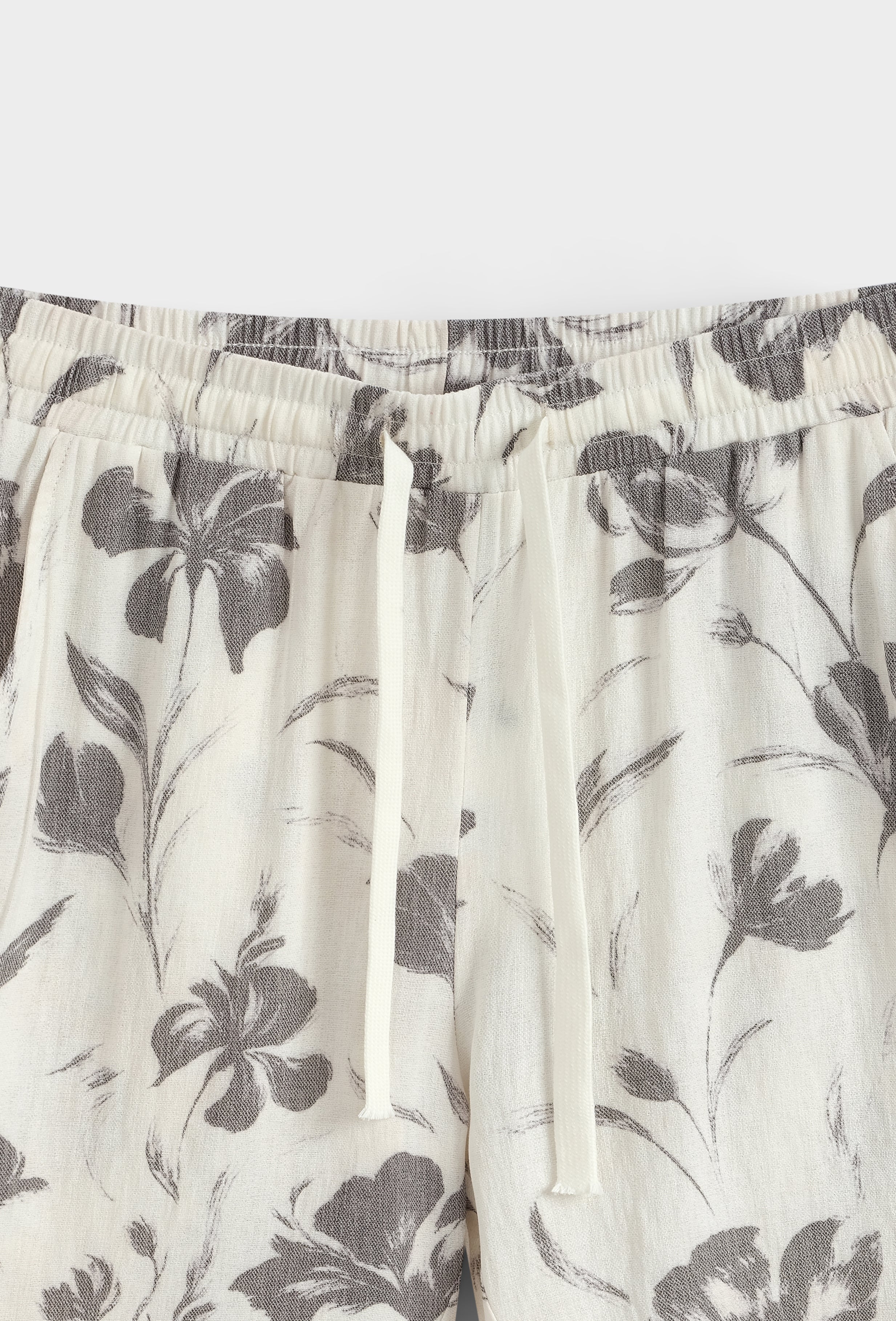 Chemise florale col cubain