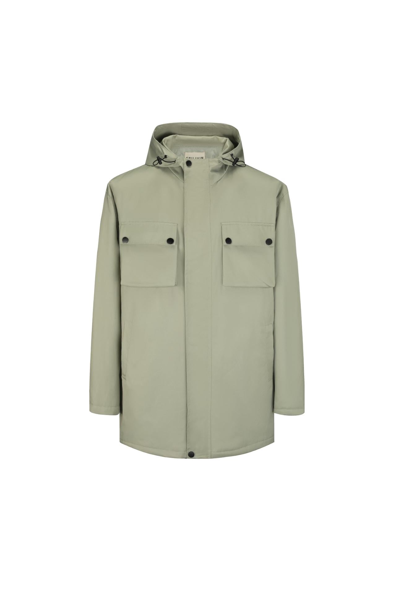 Parka mi longue à capuche - Frilivin