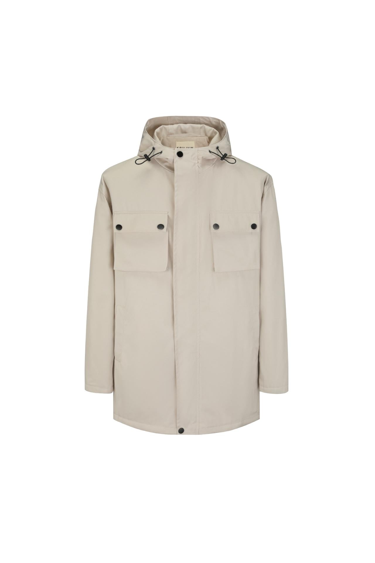 Parka mi longue à capuche - Frilivin