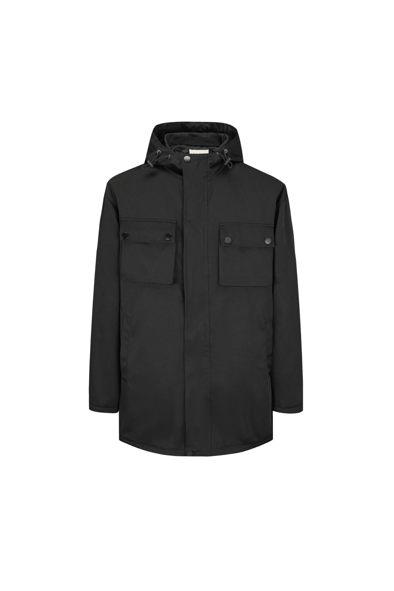 Parka mi longue à capuche - Frilivin