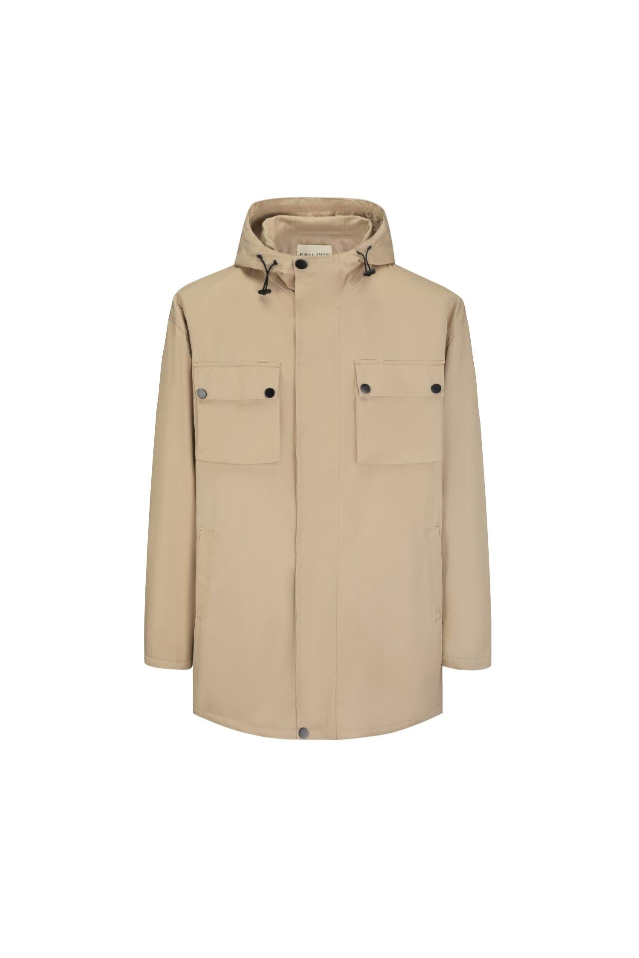Parka mi longue à capuche - Frilivin