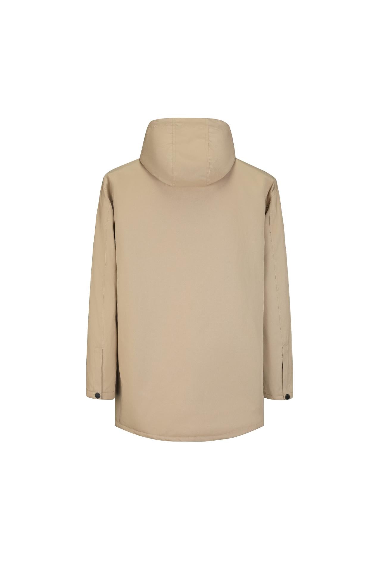 Parka mi longue à capuche - Frilivin