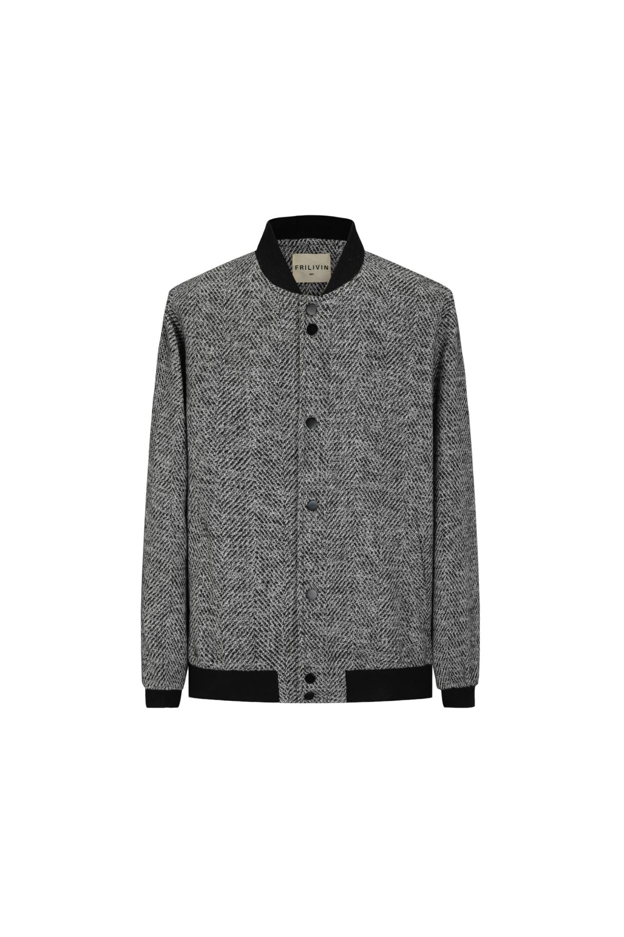 Veste chiné à boutons - Frilivin