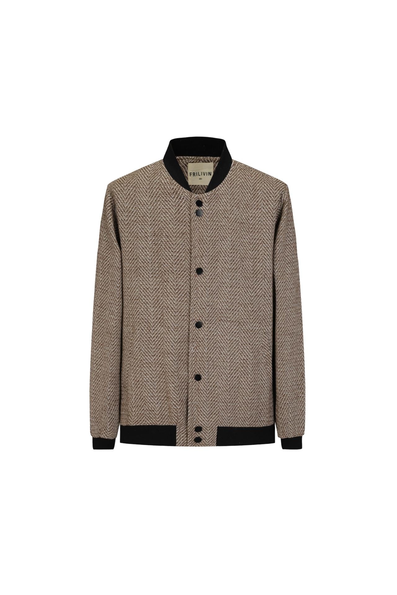 Veste chiné à boutons - Frilivin