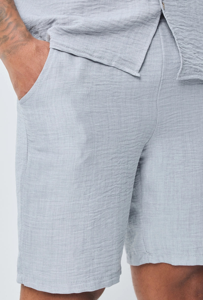 Short léger toile style lin