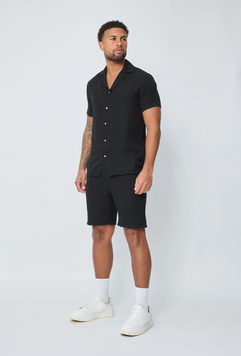 Short léger toile style lin
