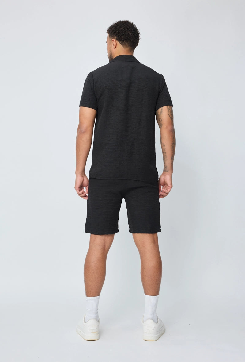 Short léger toile style lin