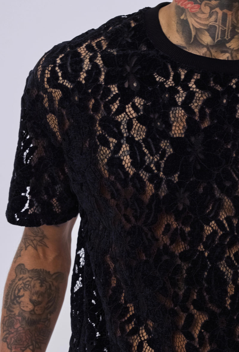 T-shirt dentelle