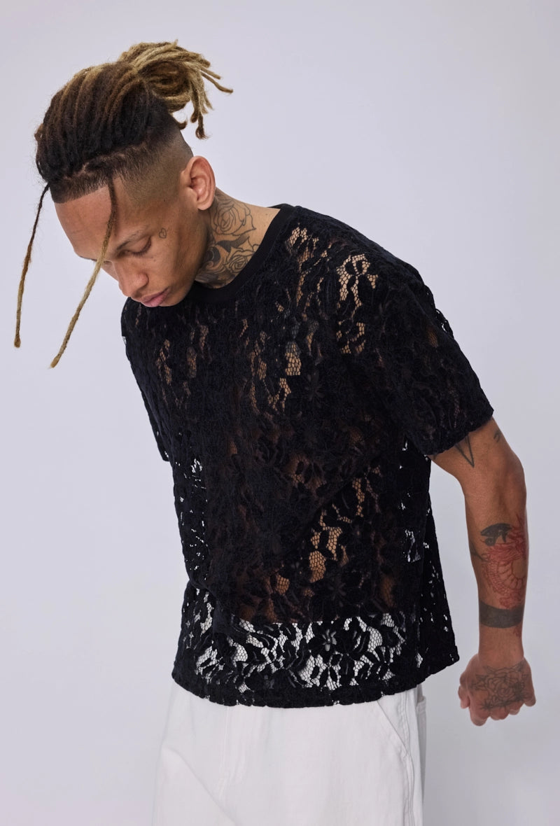 T-shirt dentelle
