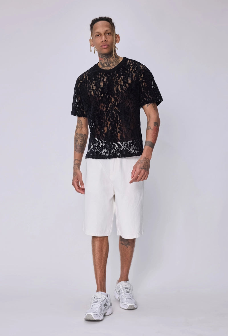 T-shirt dentelle