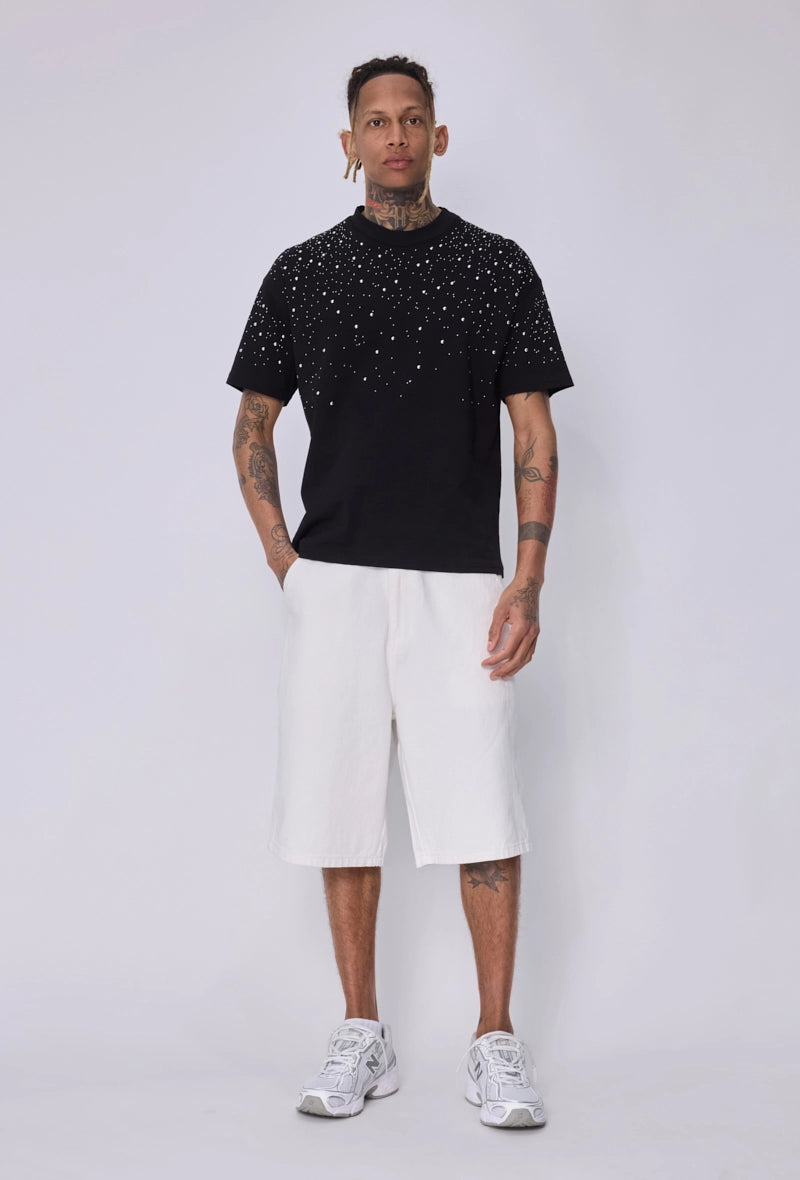 T-shirt strass galaxie