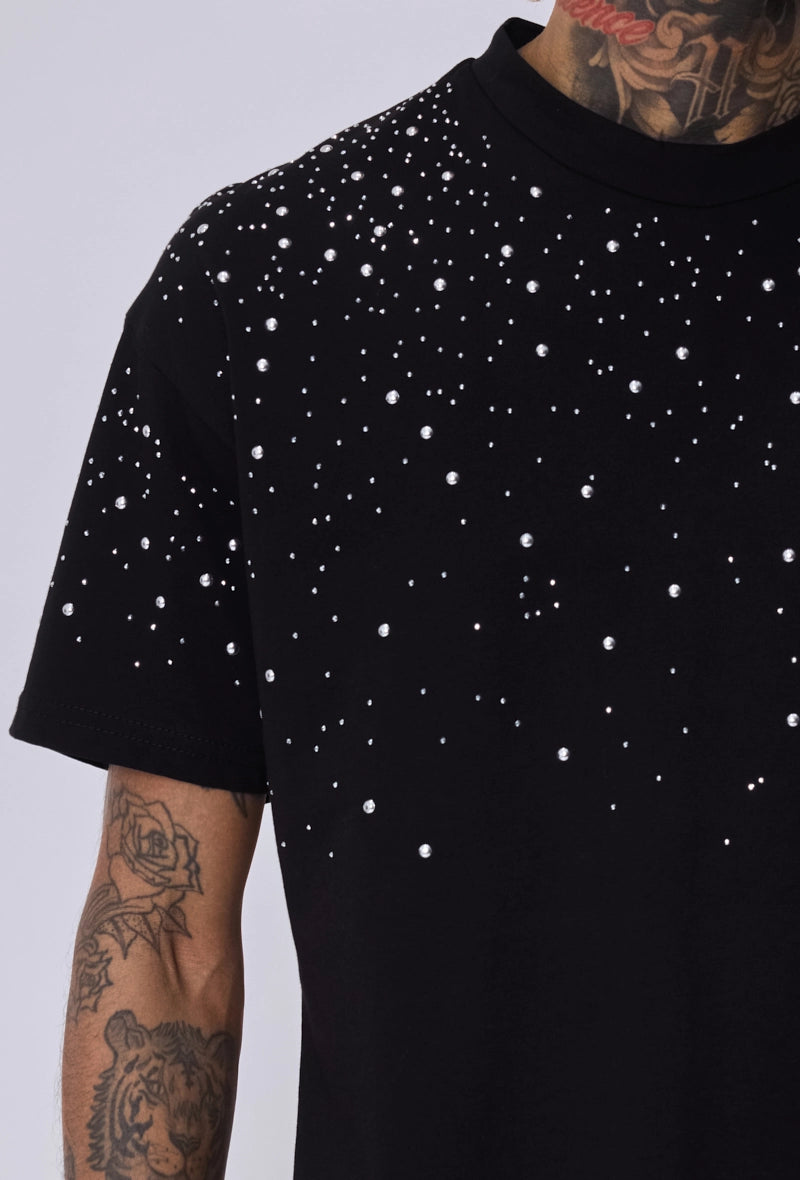 T-shirt strass galaxie