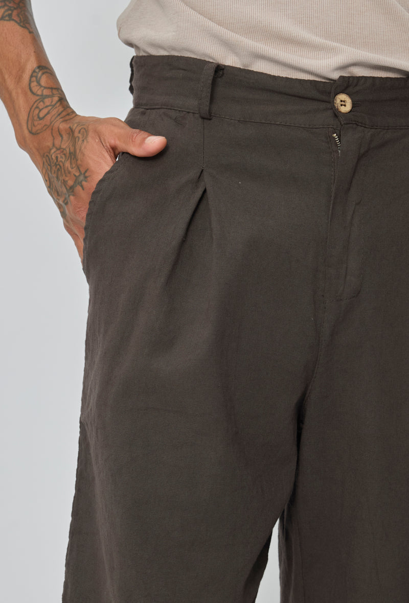 Short chino à pinces casual