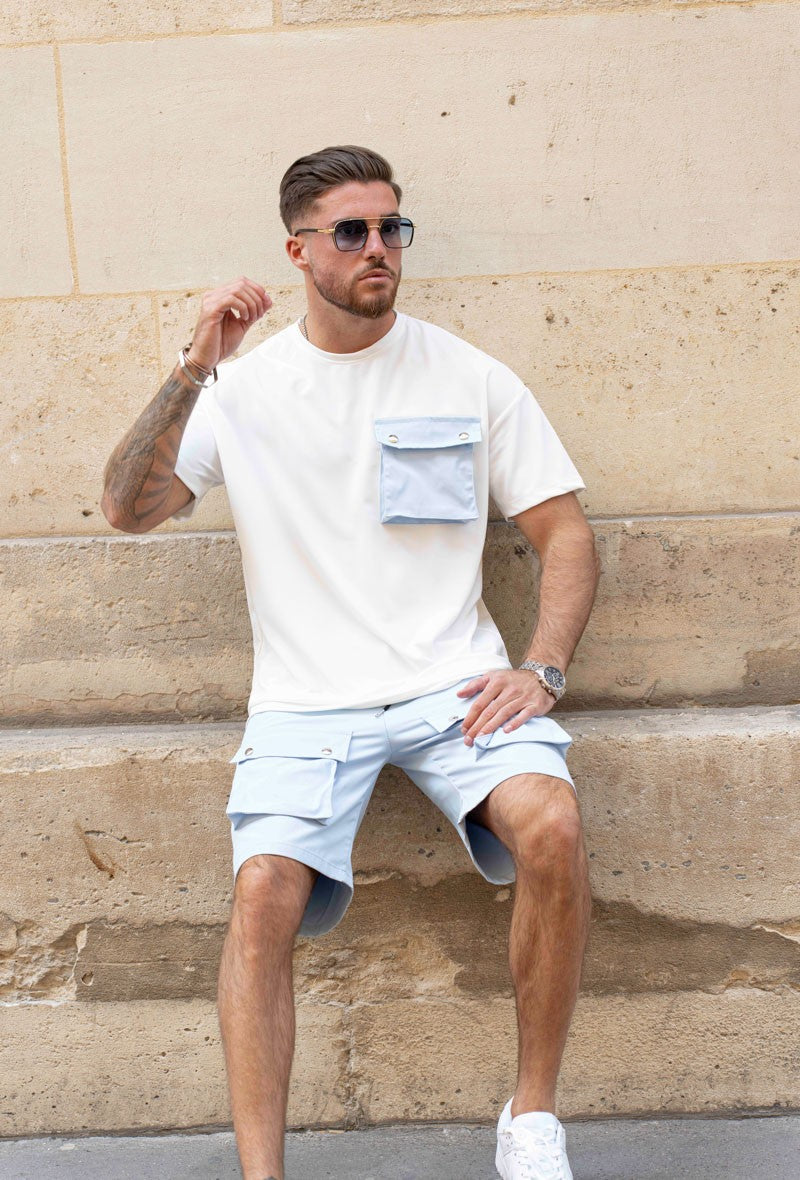 T-shirt sorona oversize avec poches à rabat - Frilivin