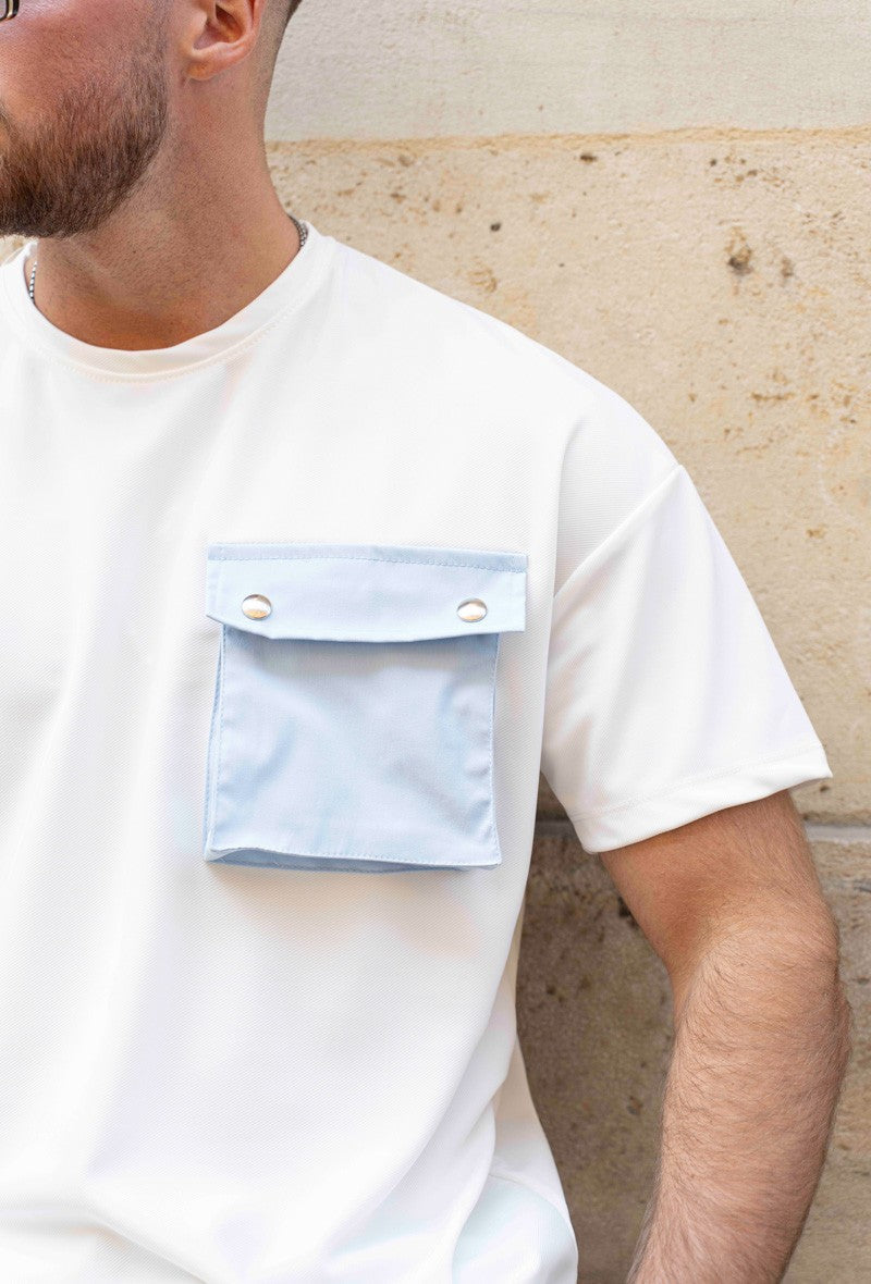 T-shirt sorona oversize avec poches à rabat - Frilivin