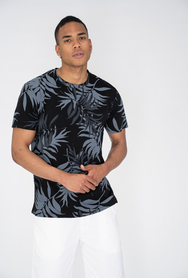 T-shirt à motif fleuri - Frilivin