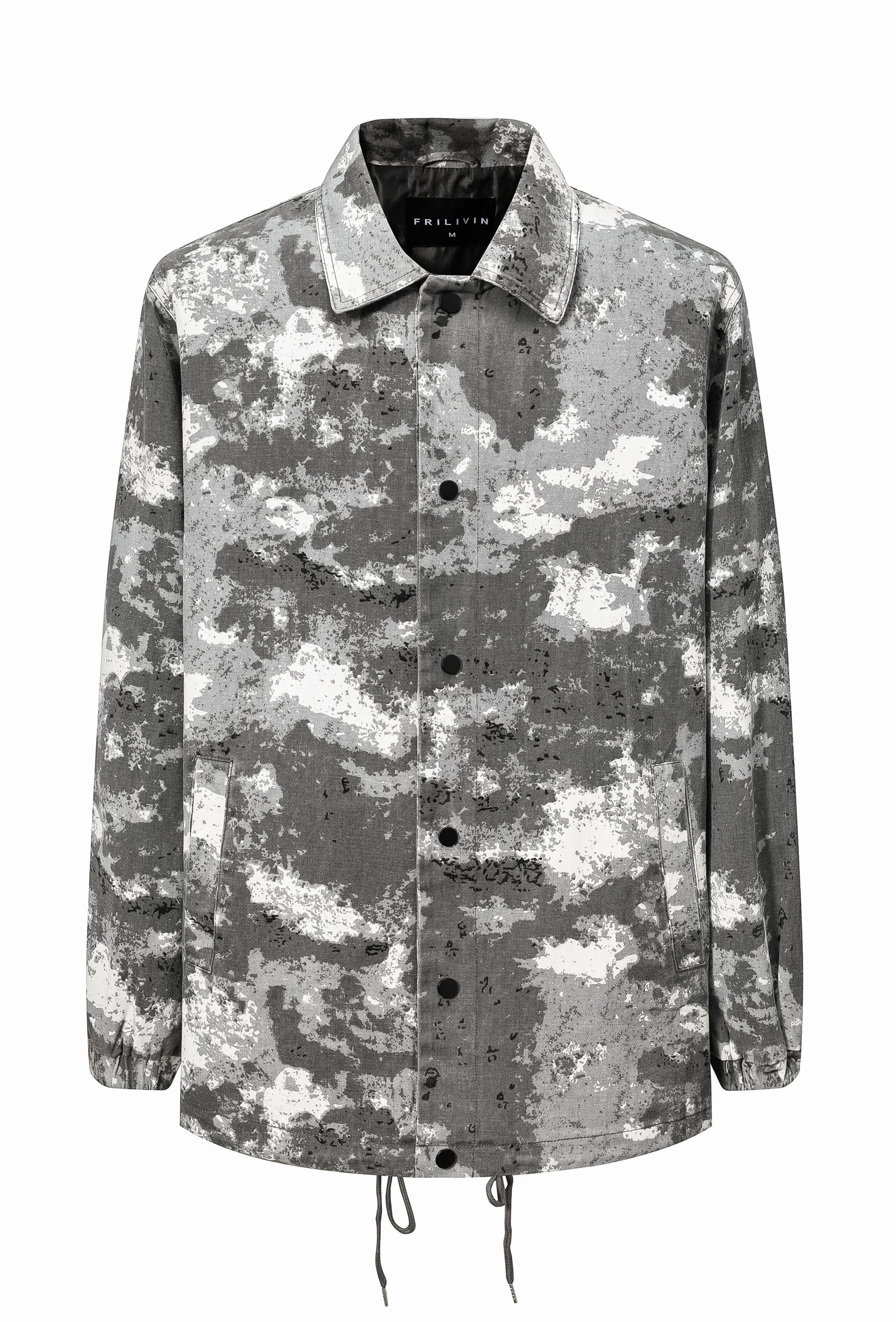 Veste surchemise toile - Frilivin