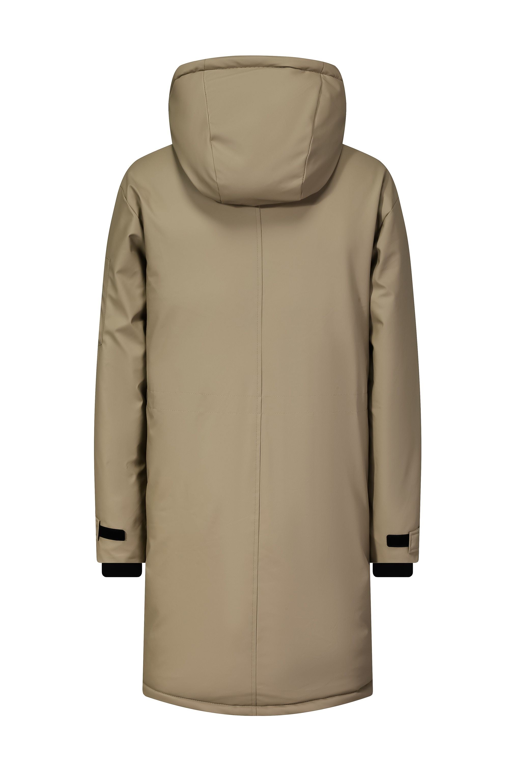 Mid-length parka jacket with hood – Frilivin