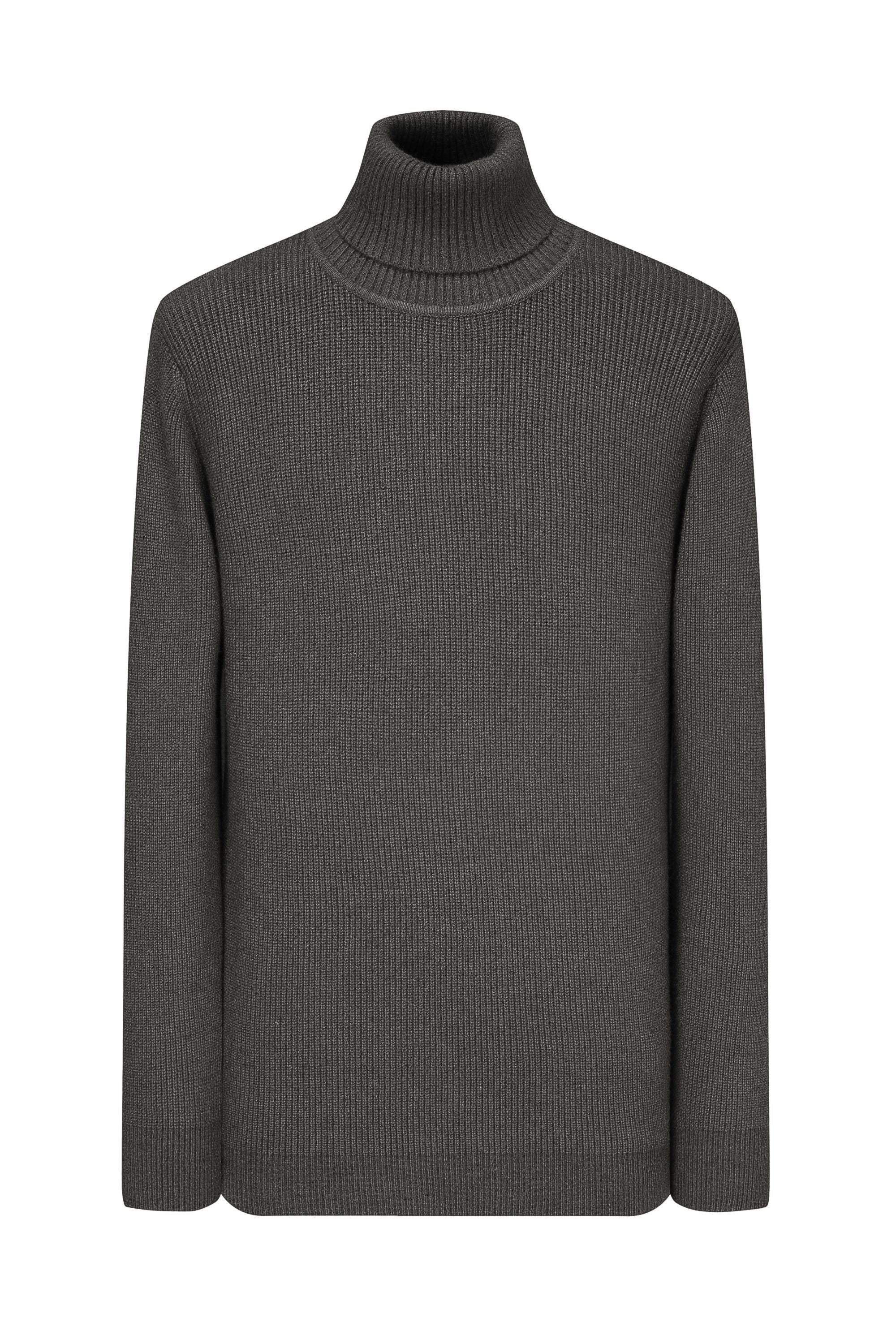 Ribbed knit turtleneck sweater – Frilivin - Main Image