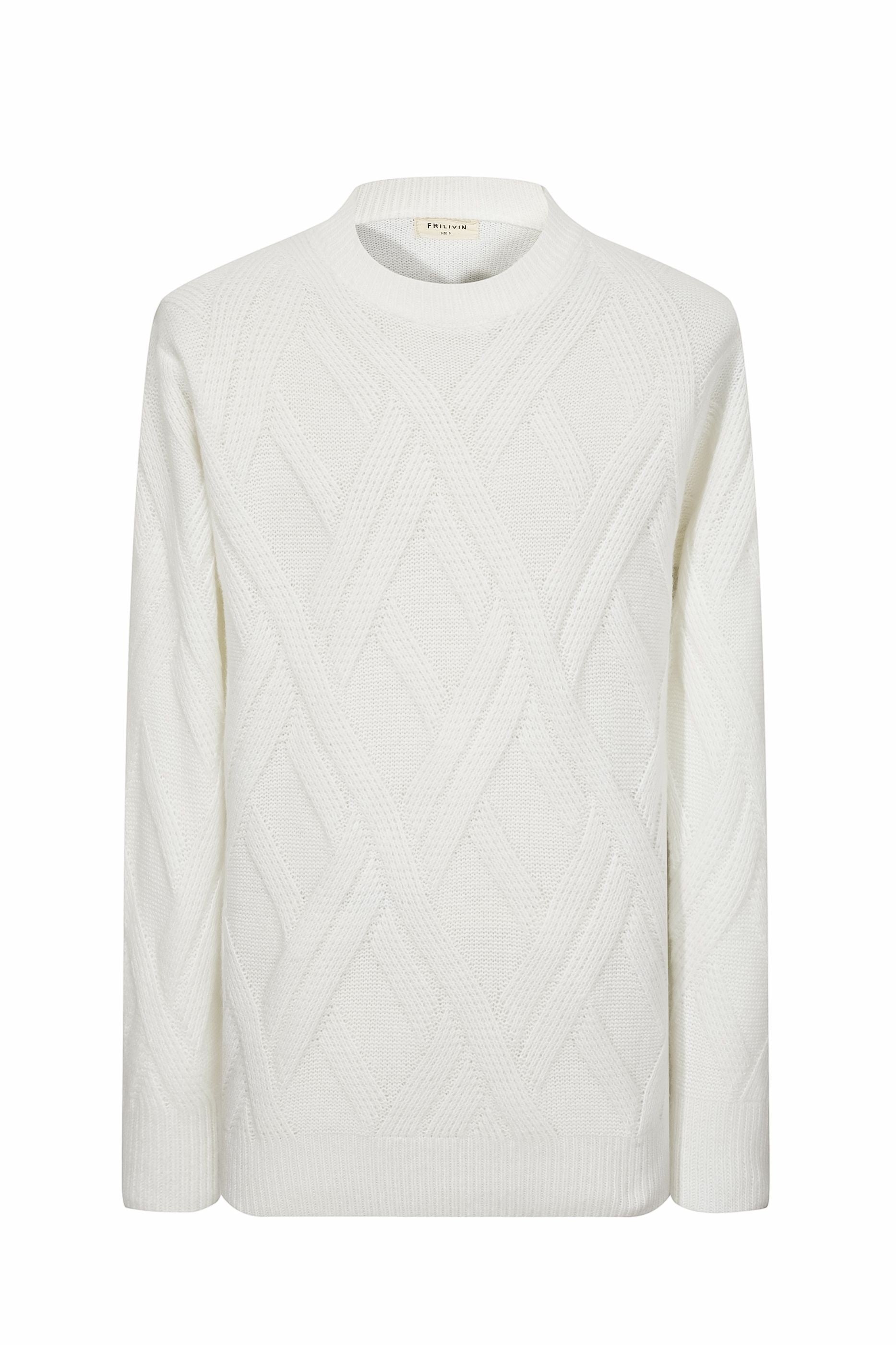 Thick cable knit sweater