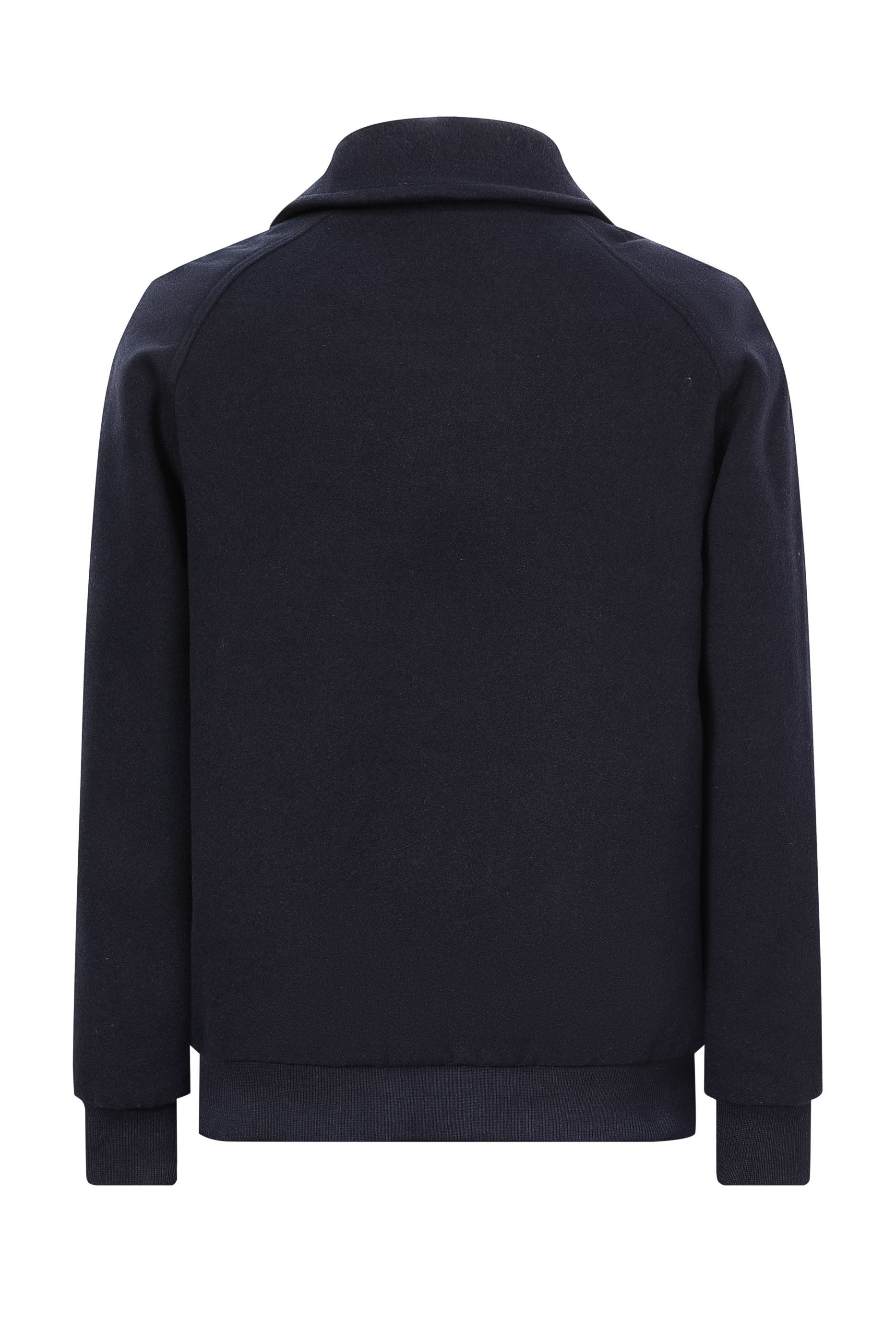 Knit teddy jacket with shirt collar – Frilivin Knit teddy jacket with shirt collar – Frilivin
