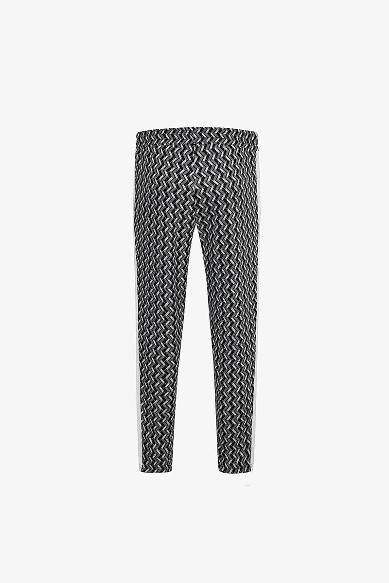 Ensemble veste et pantalon à imprimé graphique - Frilivin