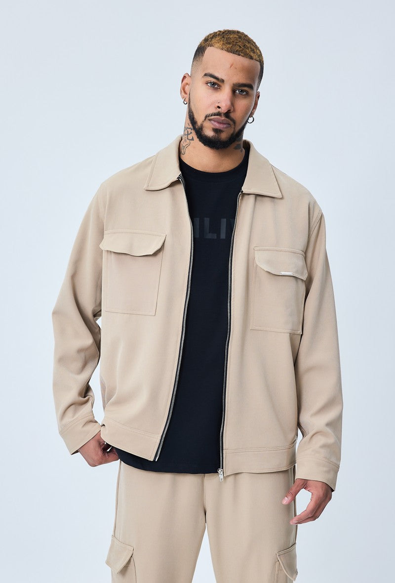 Ensemble uni veste pantalon cargo - Frilivin