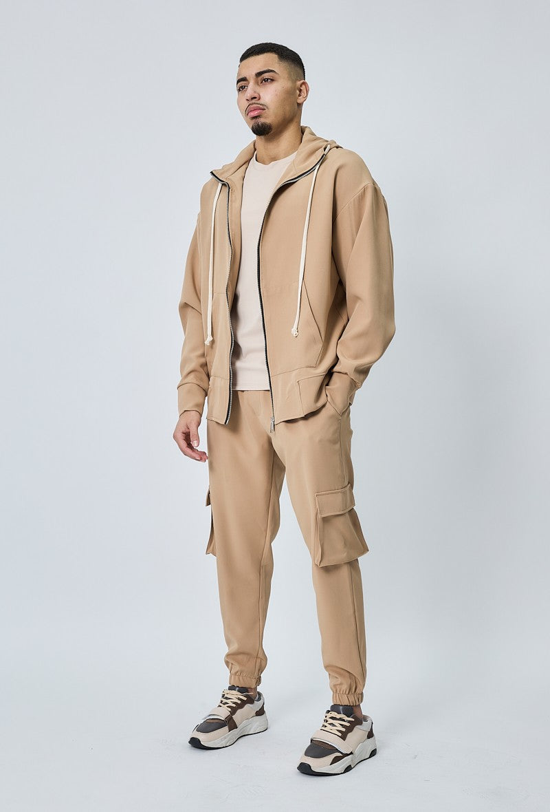 Pantalon jogger cargo toile - Frilivin