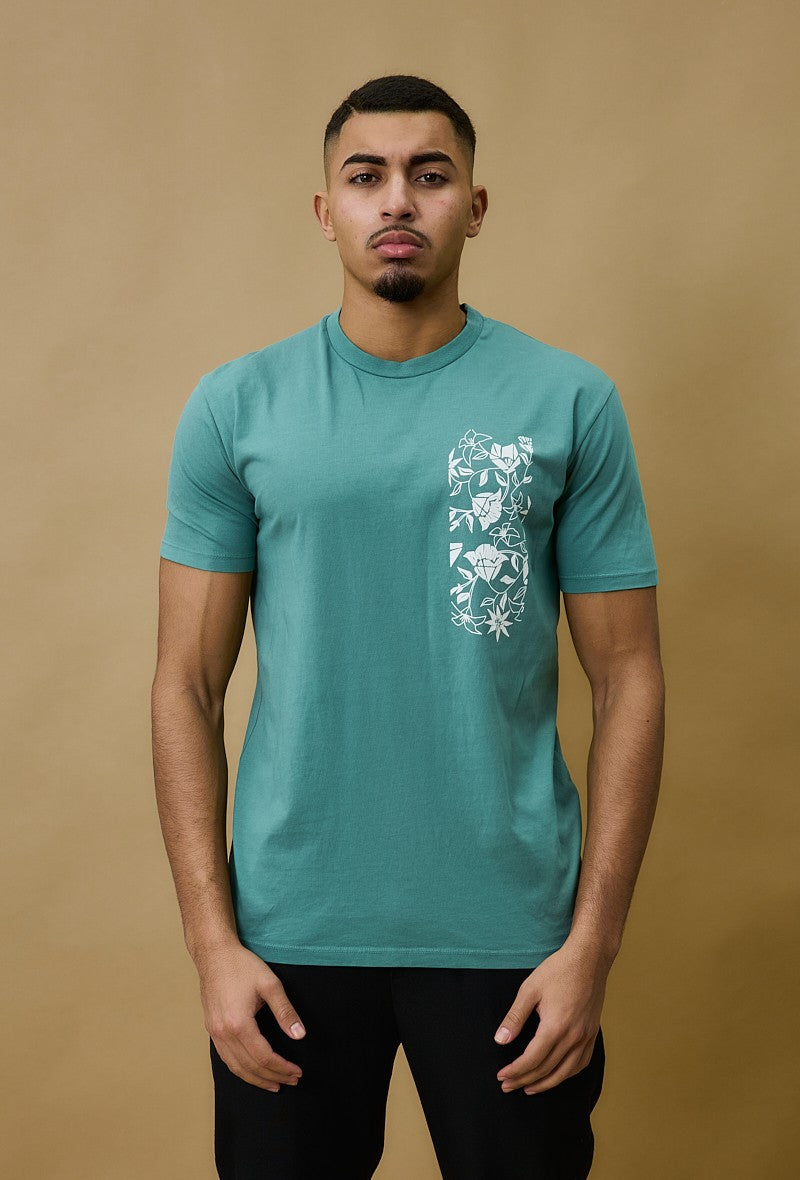 T-shirt oversize à imprimé fleuri - Frilivin